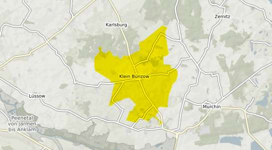 Immobilienpreisekarte Klein Buenzow